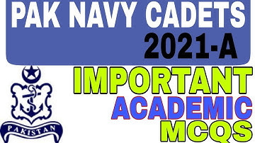 PN Cadet | Most Repeated Academic MCQs
