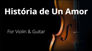 Historia de un Amor Violin & Acoustic Guitar #violin #historiadeunamor #sheetmusic