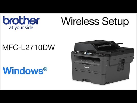 Connect MFCL2710DW to a wireless computer - Windows