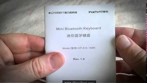 iPazzPort Bluetooth Mini Wireless Keyboard for App