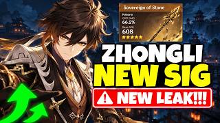 ZHONGLI NEW SIGNATURE WEAPON?! HUGE 7.4 BUFF & LIYUE WEAPON LEAKS!!! - Genshin Impact