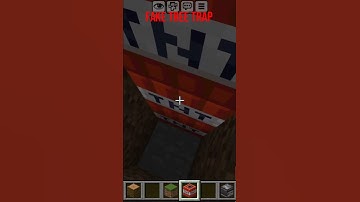 Fake tree trap 💀💀#minecraft #shorts
