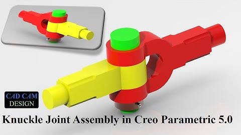 KNUCKLE JOINT ASSEMBLY IN CREO PARAMETRIC 5.0/KNUCKLE JOINT/PART 6.