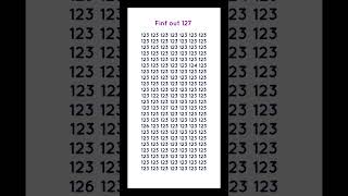 🤩are you genius? check it! 😃🔍 #shorts #findoutnumber #iqtest