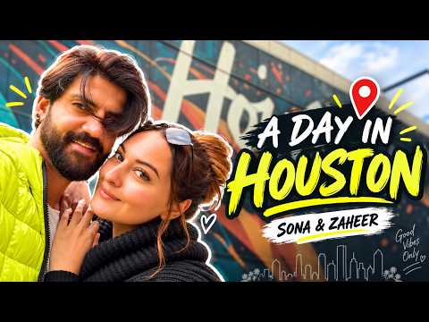 A day in Houston with Sona and Zaheer 🏃🏻🏃🏻‍♀️ #travelvlog