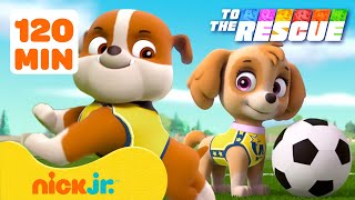 PAW Patrol | PAW Patrol spielt Sport &amp; rettet! ⚽️ | 120 Minuten | Nick Jr. Deutschland