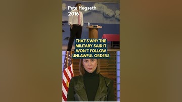 Hegseth in 2016: The military won