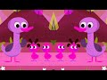 [1 MIN LOOP] Five Little Ducks Sound Variations Remix 🎶 | Fun 3D Animation Nursery Rhyme for Kids