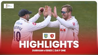 😮 ONE OF THE GREATEST CATCHES YOU WILL SEE! | Durham v Essex Day One Highlights