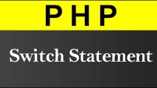 Switch Statement in PHP Tutorial in Hindi / Urdu 2021