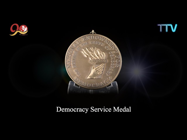 ON THIS DAY: February 19, 2010, His Holiness the Dalai Lama was awarded Democracy Service Medal.