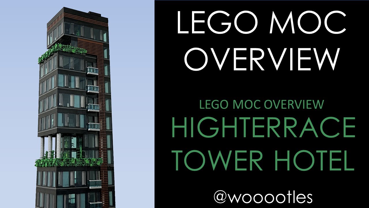 LEGO MOC Overview: Highterrace Tower Hotel - Premium Luxury!