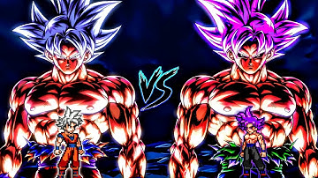 Goku DBS V3.5 MUI OP Buff (New) VS Goku 1000 Yr Old OP (all form) in Jump Force Mugen