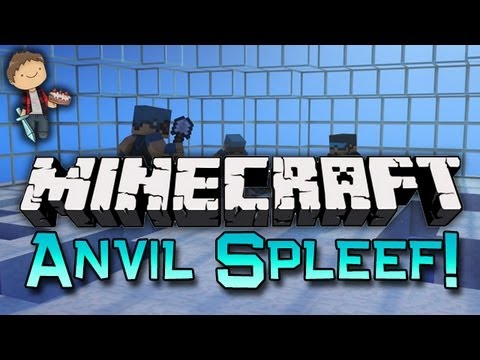 Minecraft: Anvil Spleef Mini-Game w/Mitch & Friends! - Minecraft: Anvil Spleef Mini-Game w/Mitch & Friends!
