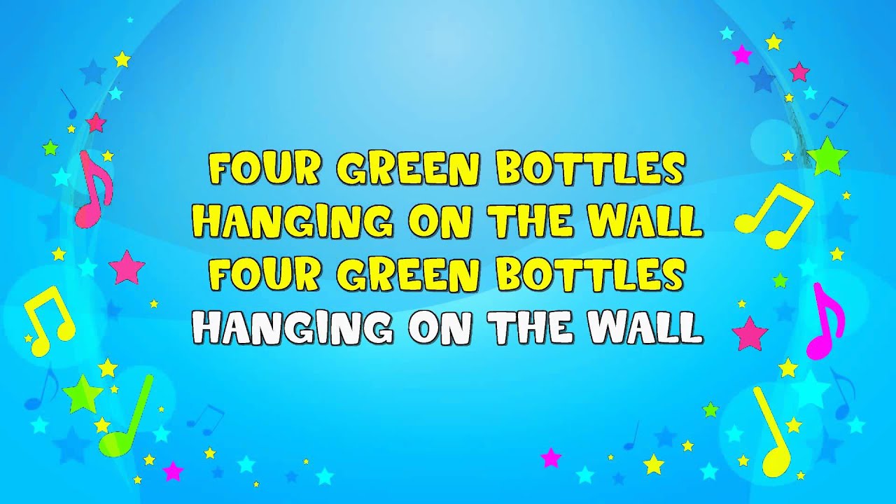 Ten Green Bottles Sing-A-Long