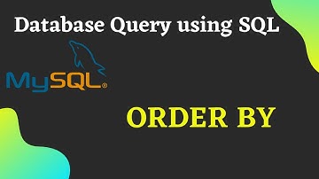 Class 12 IP / CS || MySQL || ORDER BY