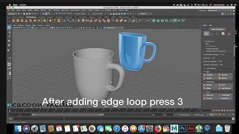 How to make a |Coffee cup| in MAYA 2018