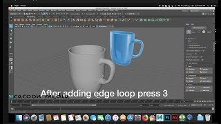 How to make a |Coffee cup| in MAYA 2018