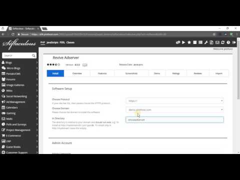 How to install Revive Adserver from cPanel with Softaculous