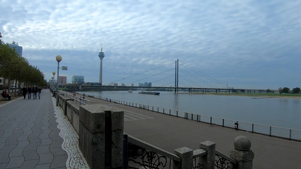 Update New Walking in Düsseldorf 🌥️ | Germany - 4K60