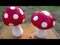 Como Hacer Honguitos de Cemento - How to Make Cement Mushrooms