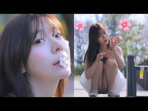 (4K) 설렘주의💞🫢 나랑... 벚꽃 보러가자🌸 1인칭 여자친구 데이트영상〰️🎀