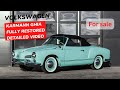 Volkswagen Karmann Ghia Cabriolet for sale. After restoring. Mint condition