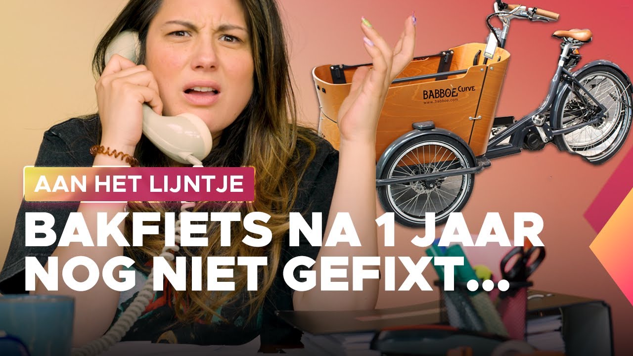 Elektrische bakfiets van Babboe staat al een jaar stil | Aan Het Lijntje