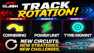 BEST SETUP, DRIVERS & STRATEGY TO COMPLETE SERIES 10, 11 & 12 | Track Rotations | F1 Clash