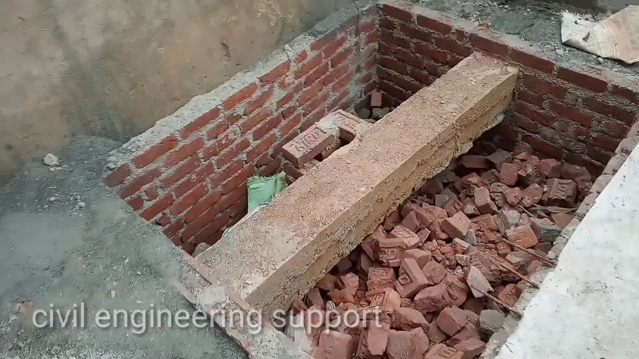 सबसे अलग bed room ke निचे septic tank septic tank ke uper room