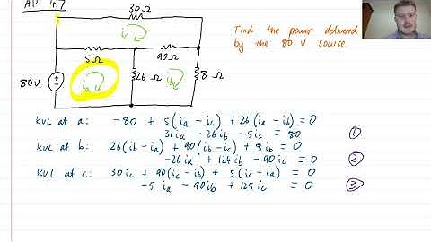 EG1012 Week 5 Video 3 - Another example of applying the mesh current method