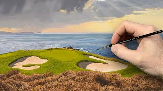 Painting a Famous Golf Couse | Pebble Beach