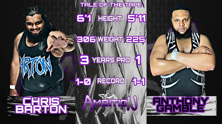 Ambition Vol. 3 Chris Barton vs Anthony Gamble