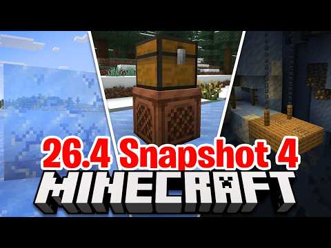 NEW ICE BLOCK and JUKEBOX PLAYLIST - Minecraft 26.4 Snapshot 4