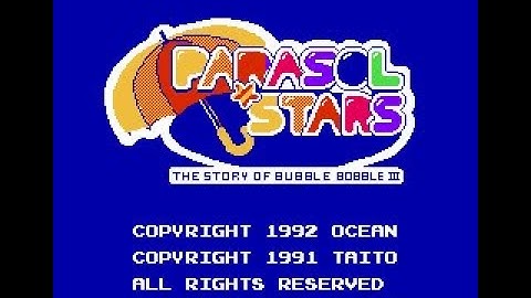 Parasol Stars - The Story Of Bubble Bobble III Review for the NES by John Gage