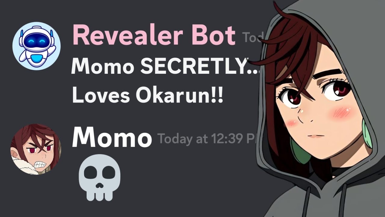 If DanDaDan Characters Revealed their Secrets with the Secret Revealer Bot...