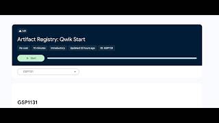 Artifact Registry: Qwik Start (GSP1131) | Google Cloud Skills Boost Lab Solution 2026