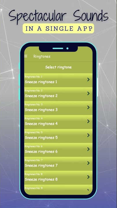 App Sneezing ringtones ING