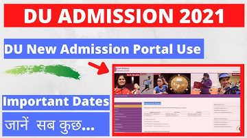 DU Admission 2021-22 || UG,PG, M.Phill, PhD, Registrations start || Video for all DU aspirant