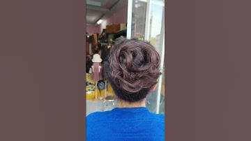 Tóc búi cột thẳng búi tóc mini #tocgia #tocbui