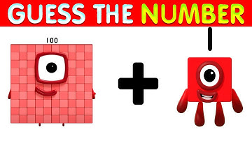 Guess the NUMBERBLOCKS🔥By Their Voice😍HUNDRED + ONE = ?