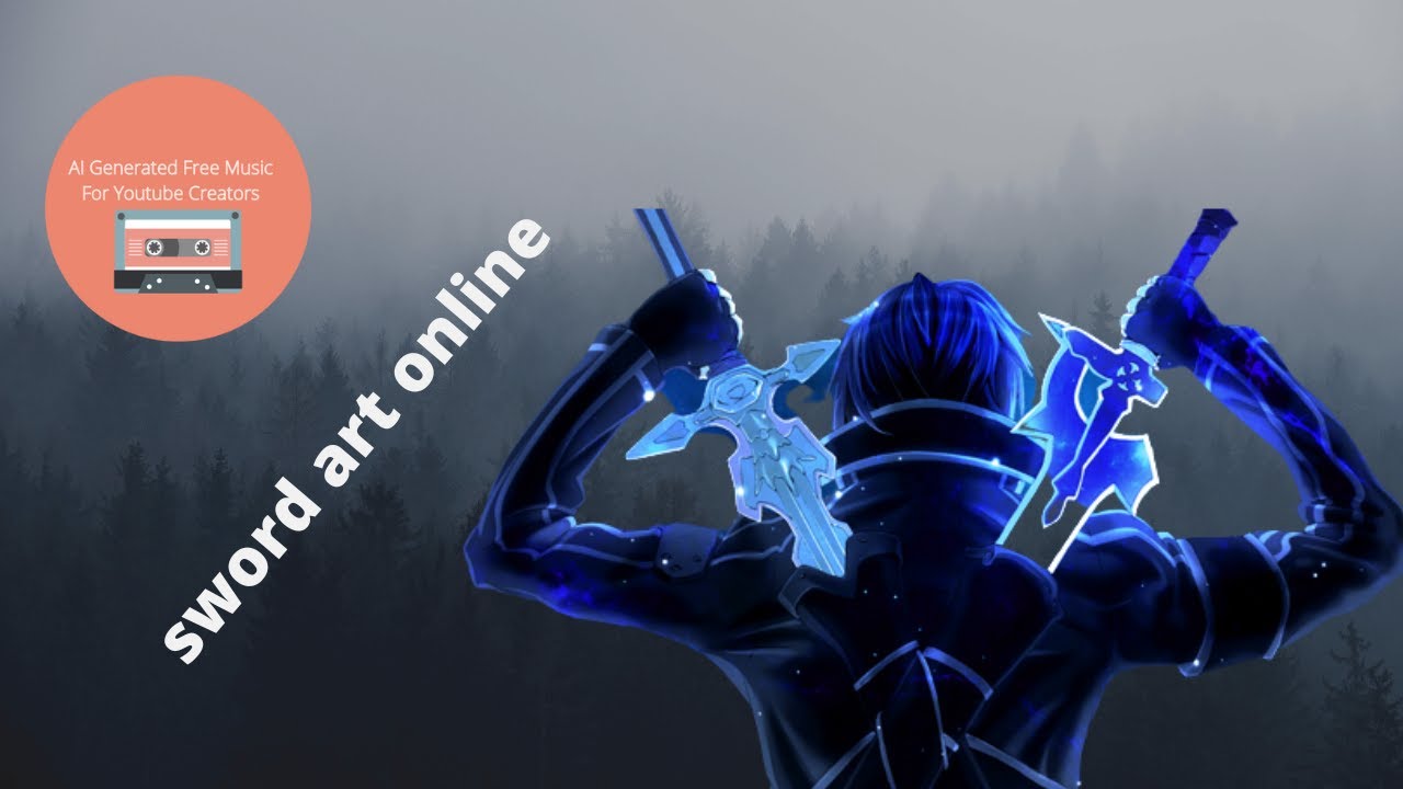 AI ORIGINAL GENERATED FREE MUSIC INSPIRED BY SWORD ART ONLINE FOR YOUTUBE CREATORS⚔⚔