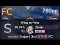 Bonk | KOTOKO - Wing my Way [v2b] +HDDTHR 98.93% FC #1 | 790pp - osu!