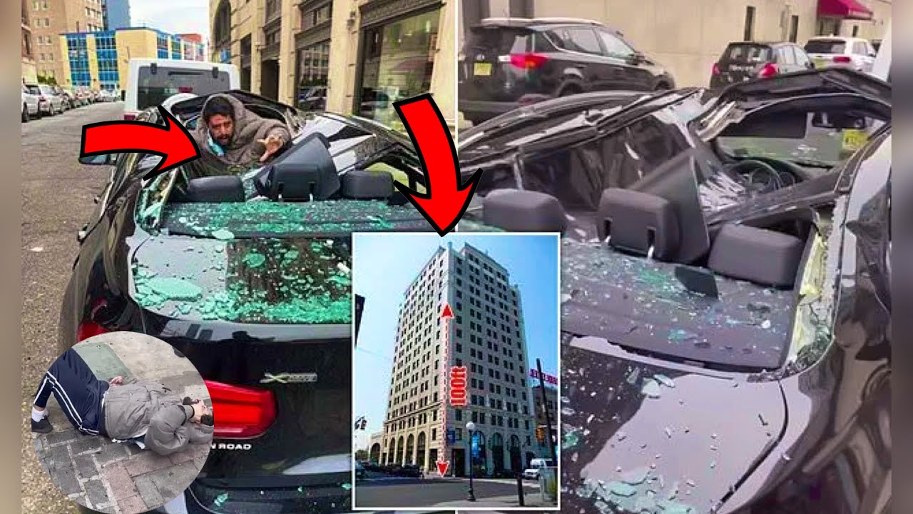 Man Crashed On A BMW From A Ninth Floor In New Jersey And This Happens ...
