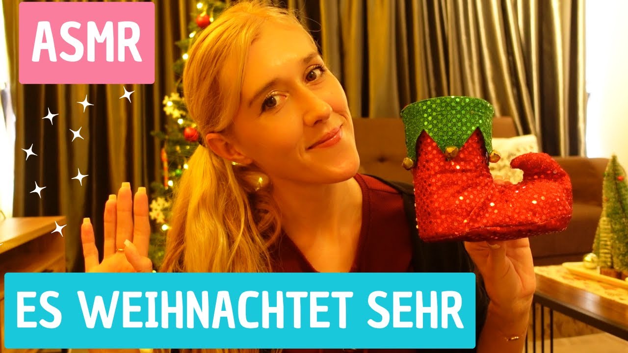 ASMR Cozy CHRISTMAS Trigger zum Einschlafen 🎄 Tapping, Scratching & Stoffgeräusche (deutsch/german)
