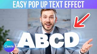 How To Create A Pop Up Text Effect In Canva