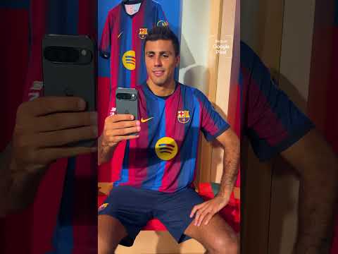 Culers, Rodri has a message for you! 🗣️ @madebygoogle #fcbarcelona #shorts