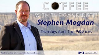 Coffee with the Candidate: Stephen Mogdan