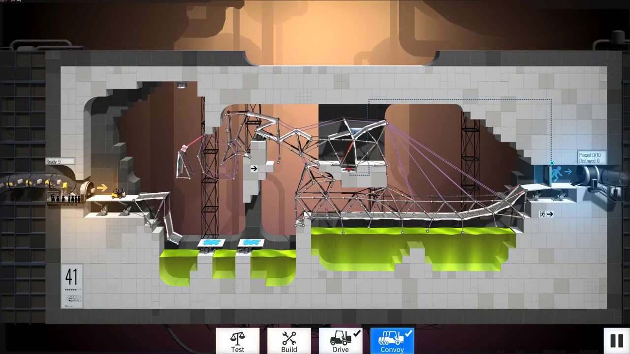 Bridge Constructor Portal - Level 41 - YouTube