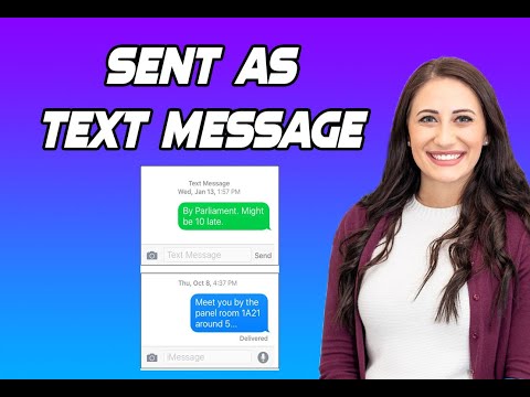 What Does Sent As Text Message Mean